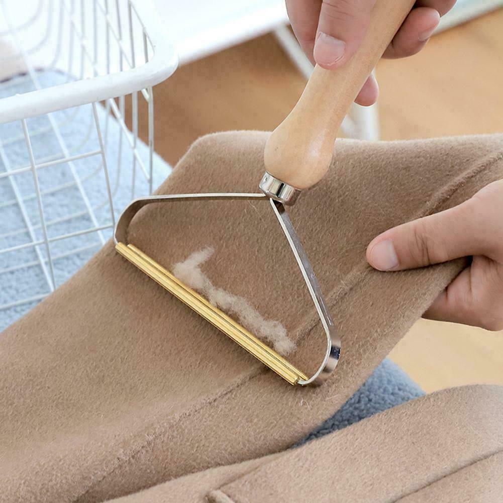 Portable Lint Remover Pet Fur Cleaner Clothes Shaver Manual Roller Trimmer R0E6