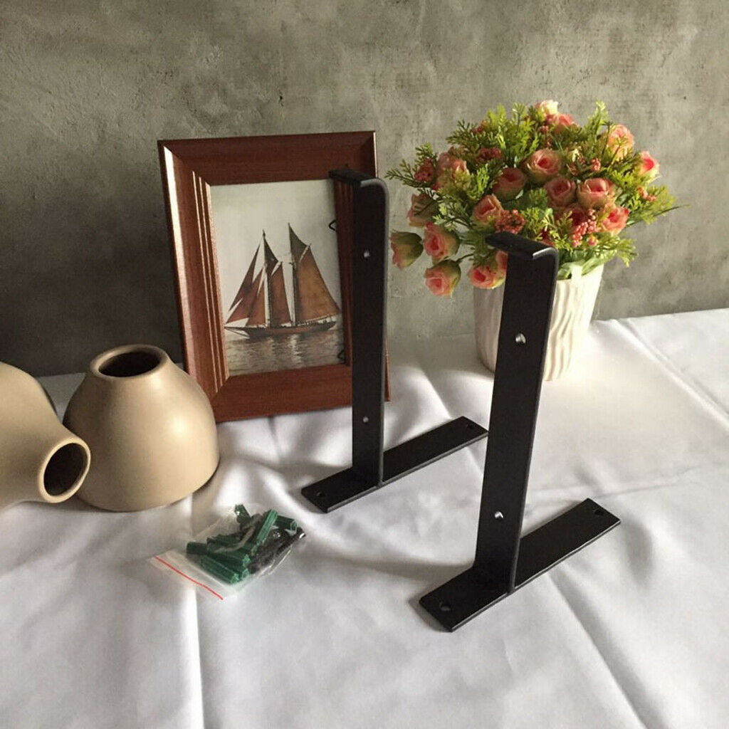 Industrial Style Wall Bracket  Wall Holder Iron Shelf Brackets 30cm