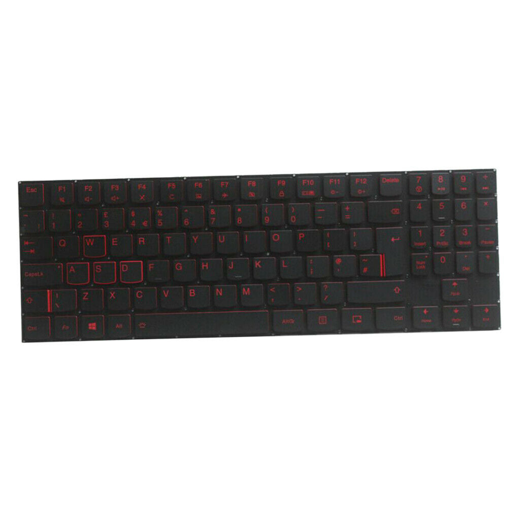 Laptop UK Layout Keyboard for Lenovo Y520 Y520-15IKB R720 R720-15IKB Black