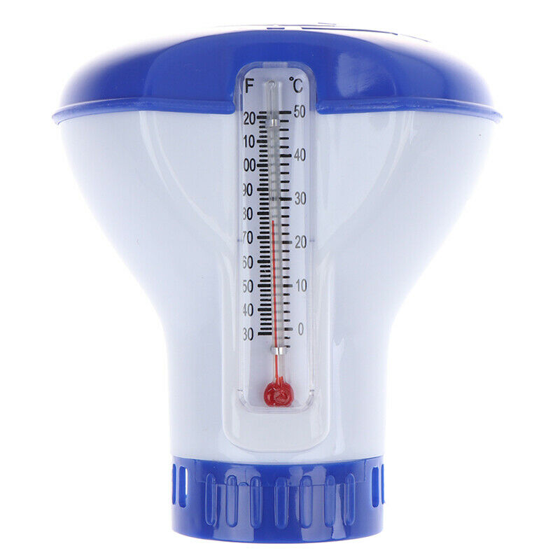 1pc 5 Inch Swimming Pool Floating Chemical Chlorine Dispenser with Thermo.l8