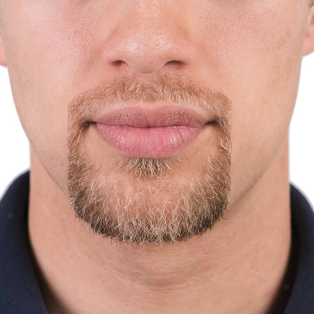 Durable Portable Facial Hair Goatee Shaping Stencil Template Outliner Clear