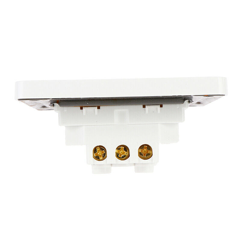 1Pc EU Standard Power Socket White Panel AC 250V 16A Wall Concealed Power.l8