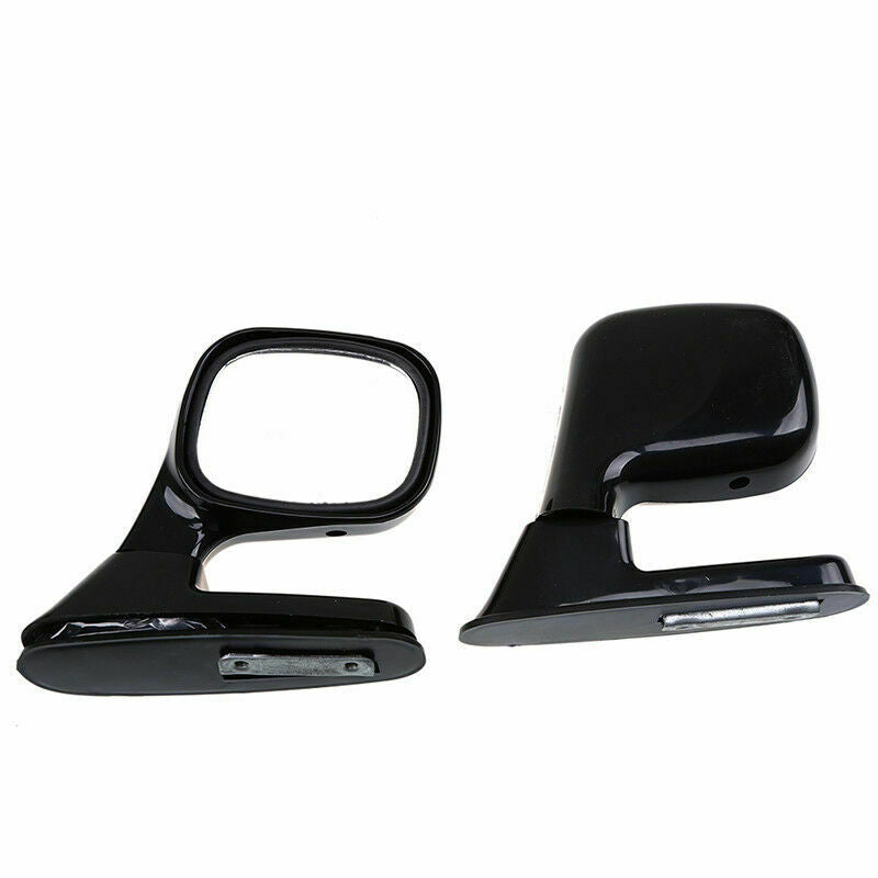 Pair Car Auto SUV Pickup Side Rear View Mirror Left Right Side Black Universal