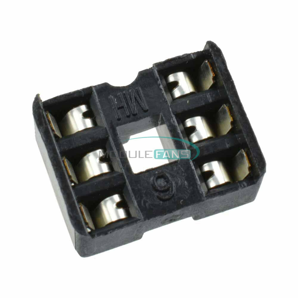 20PCS DIY IC Socket Adaptor PCB Solder Type DIP Socket 6p 6-pin 6 Pin
