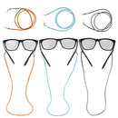 3 Pack 26 inch  PU Leather Glasses Strap Chain Neck for Sports Reading Eyeglass