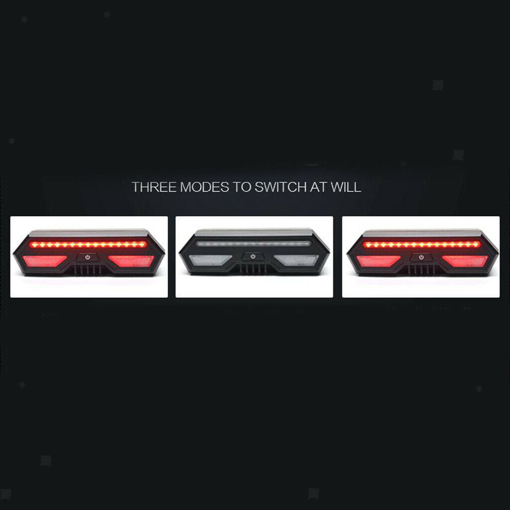 Waterproof Rechargeable Bike Light Set,  85 Lumen Bright Tail Lights, 5 Modes