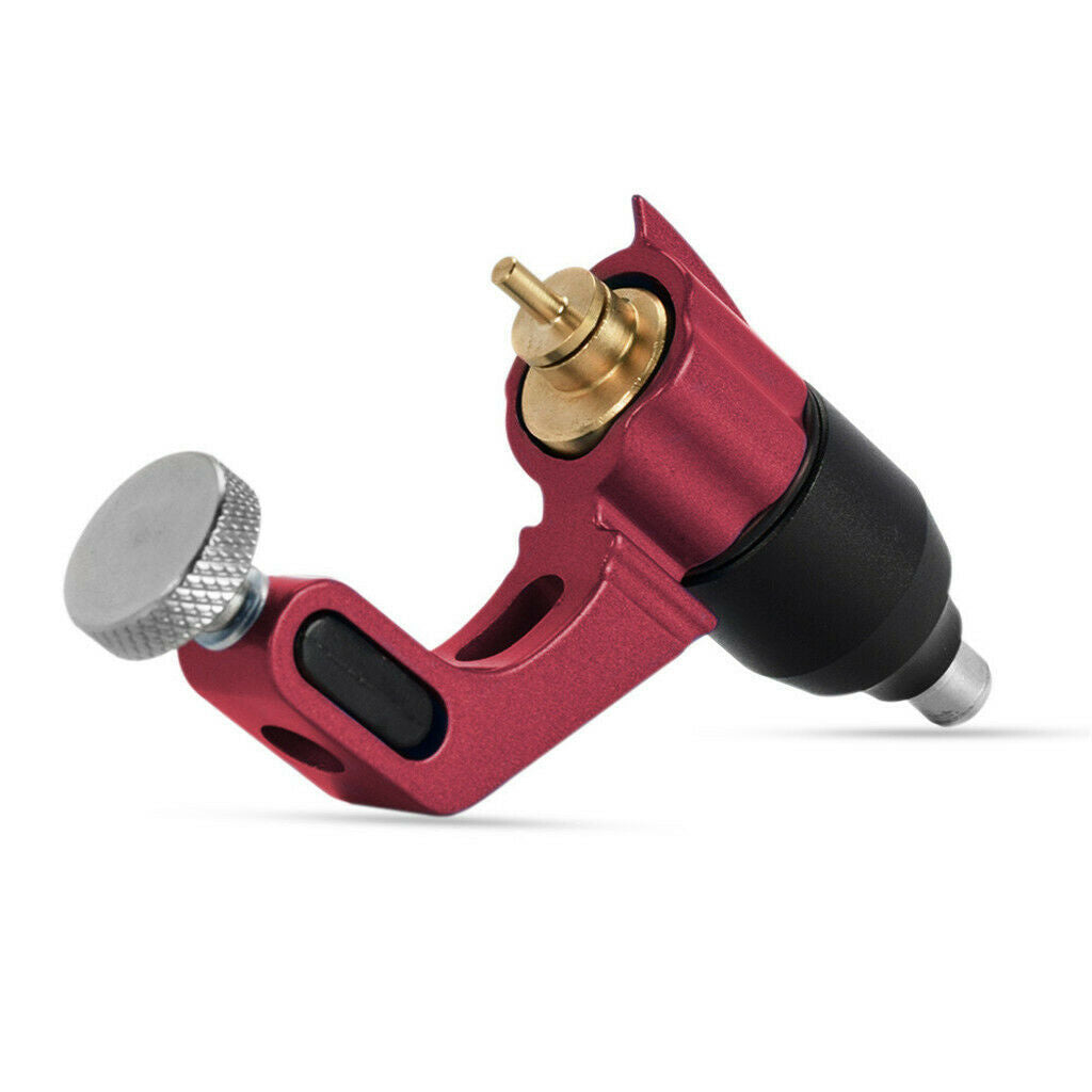 Professional Tattoo Kit Rotary Tattoo Machine  Tools For Shading Lining - Red,