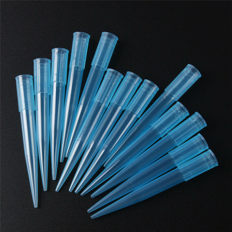 500pcs Laboratory blue 1ml lab liquid pipette pipettor tips lab supplie NV FG