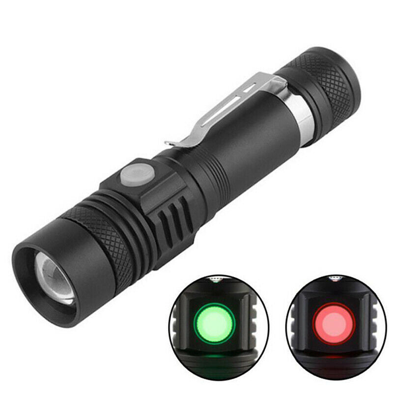 T6 LED 4Modes USB Rechargeable 18650 Flashlight Torch Zoom Lamp Light New L Qx