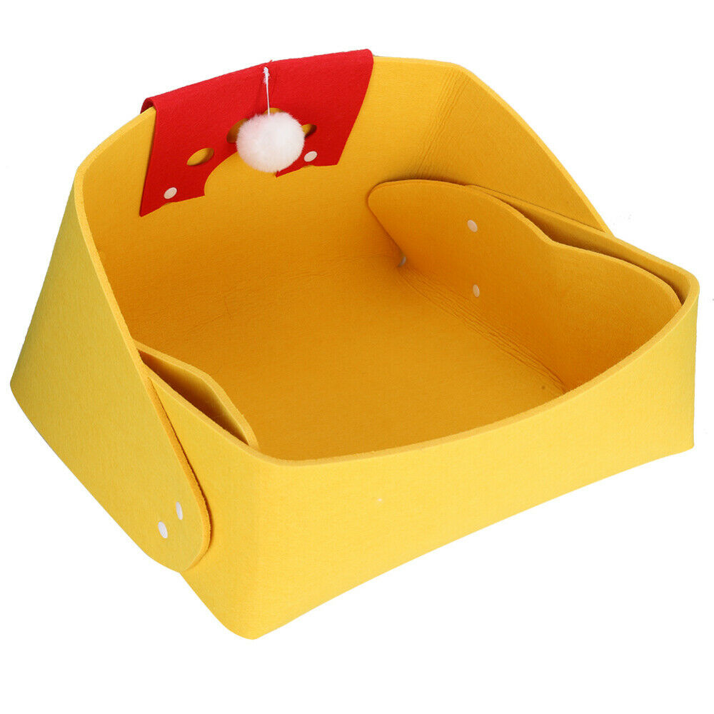Felt Cat Sleeping Bed Kitten Nest Cushion Warm Small Dog Puppy Cave Pet Supply