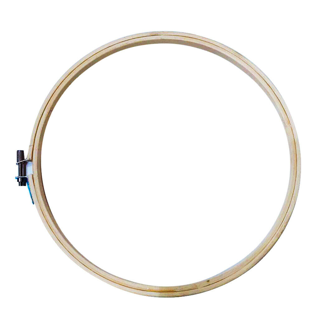 Bamboo Embroidery Frame Hoop Tool Needlework Cross Stitch Craft
