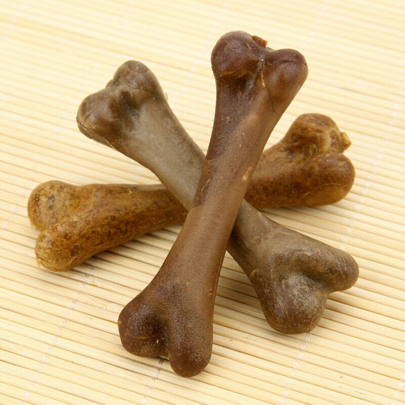 5pcs Dog Bone Natural Non-Toxic Puppy Toys For Dogs Pet Chew Game Dental CarBDA