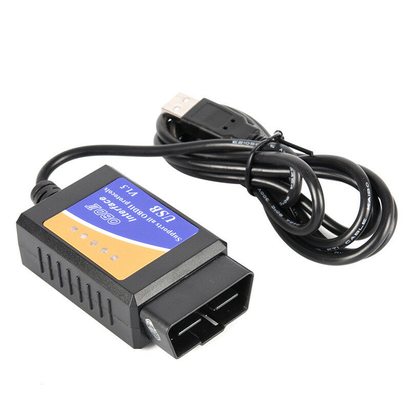 ELM327 USB Schnittstelle OBDII  Diagnose Auto Auto Scanners Scan Tool Kab  DD