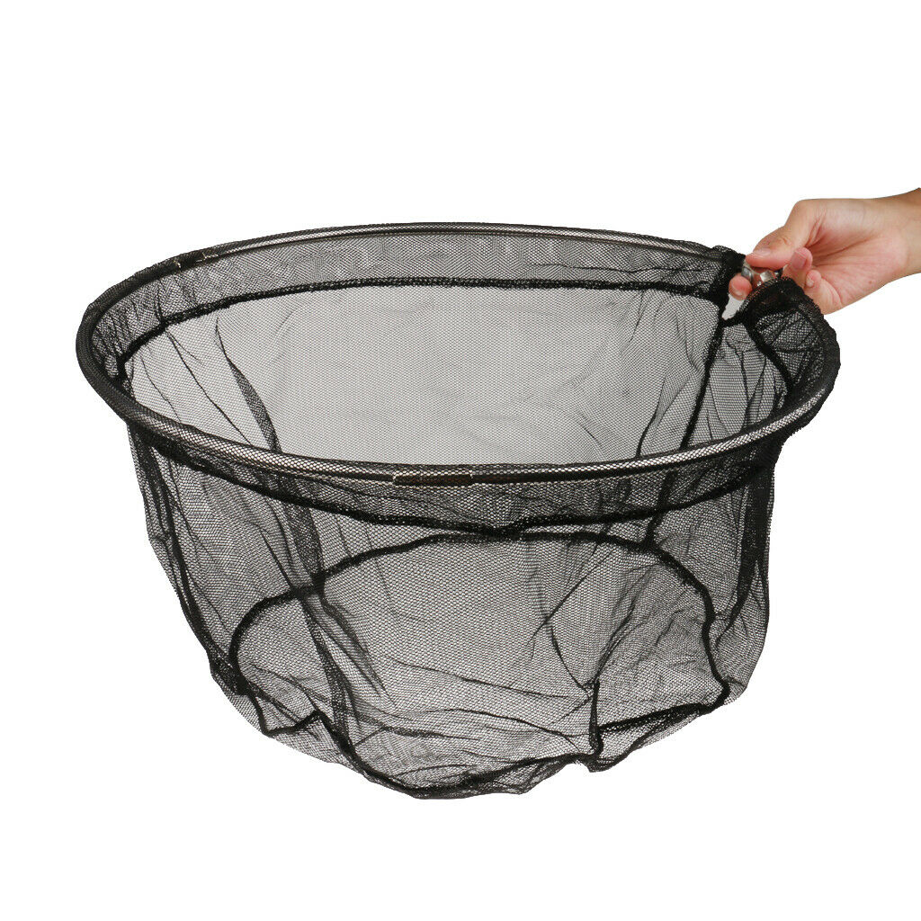 2x Folding Net Thick Head Landing Catch Grip Fish Fishing