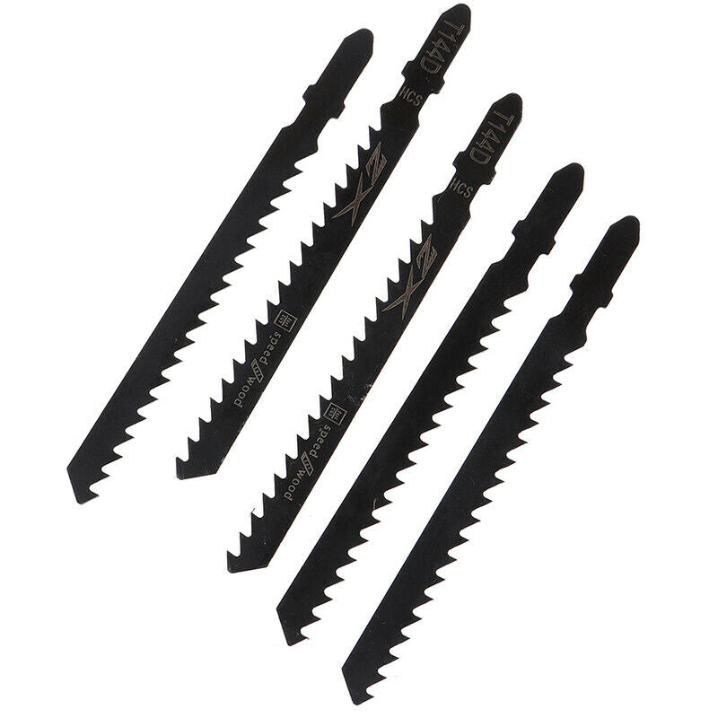 5 Pcs/set Metallic T144D Faster Jigsaw Blades Wood Cutter Saw BladeDD