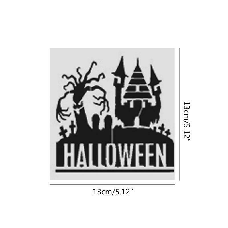 16Pcs Halloween Graffiti Tools for Wood Canvas Metal Furniture Wall Home Decors