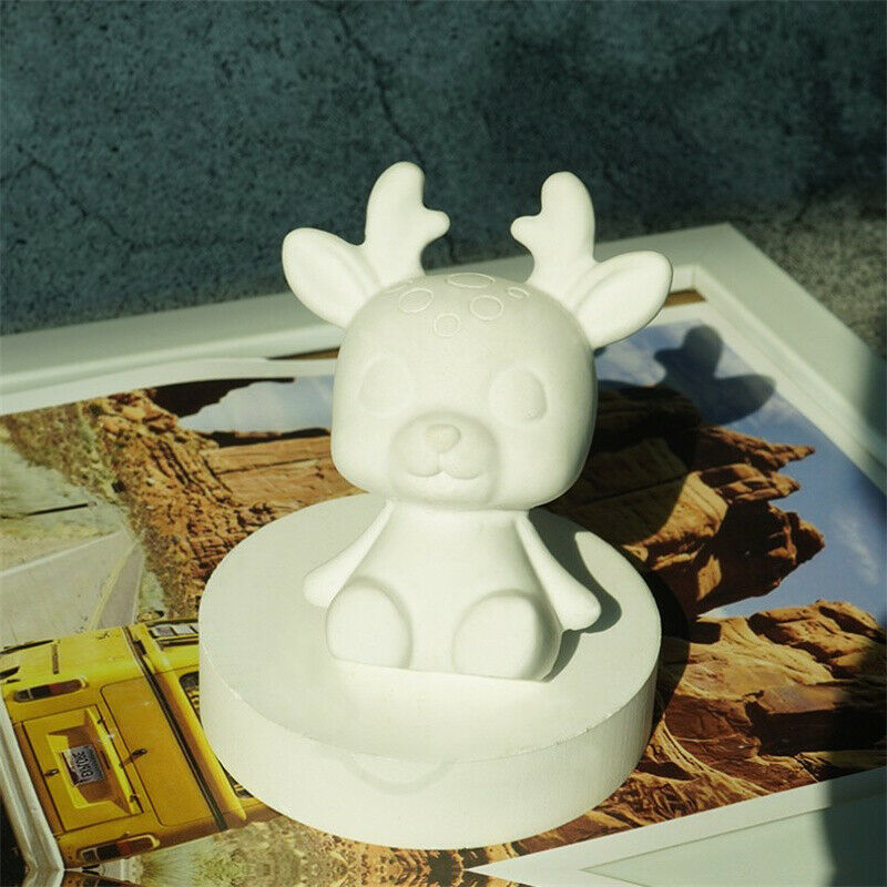 Mirror Plum Blossom Christmas Deer Mold Diy Crystal Epoxy Decoration Mold
