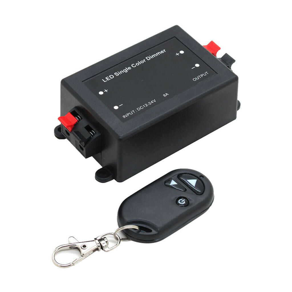 3 Key RF Remote Control Wireless LED Single Color Dimmer Switch Controller