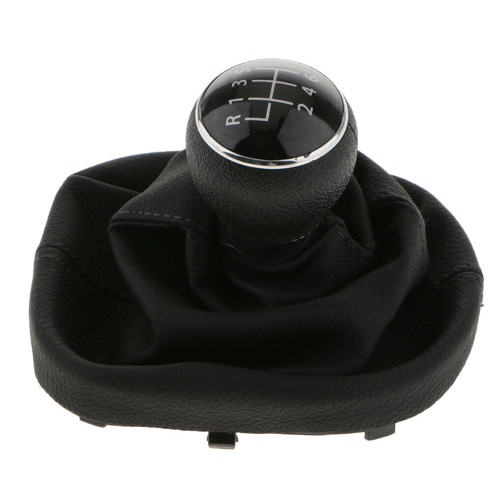 6 Speed Ball Style Shift Knob 1pcs Shift Knob Gaitor For VW TOURAN 2003-2010