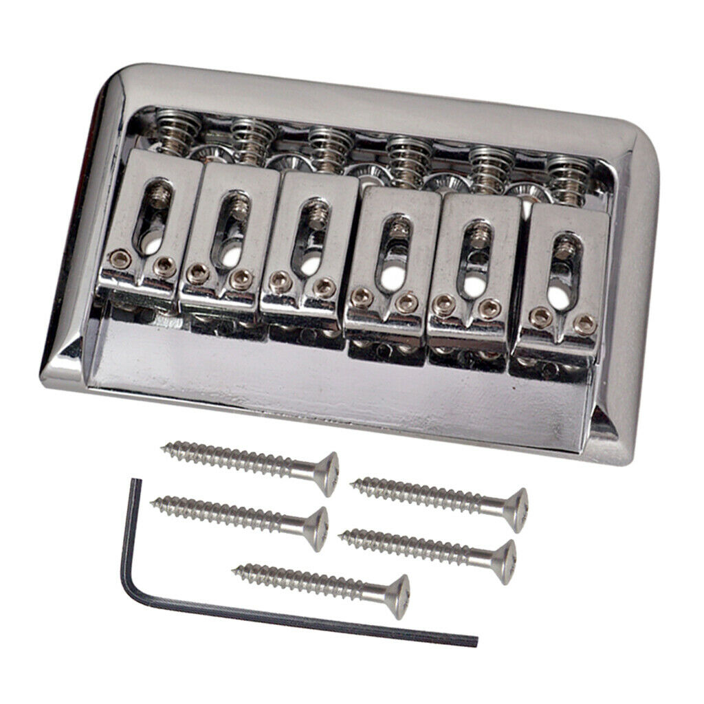 76.5mm Hardness Saddle Fixed Bridge with Key for Guitar