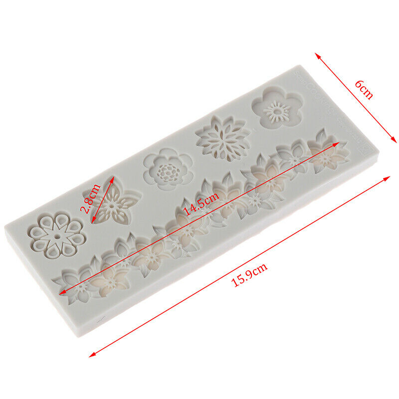 Flowers a variety of silicone mold Cake Chocolate Mold Cake Decorating Tool_DD