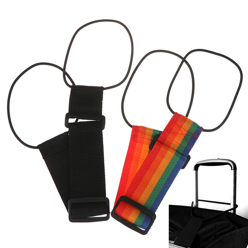 Add a bag strap travel luggage suitcase adjustable belt straps color random J Tt