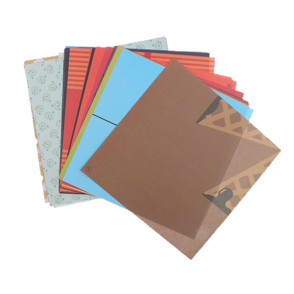 Origami Paper Life Elements - 60 Sheets Square Easy to Fold Paper for Beginner