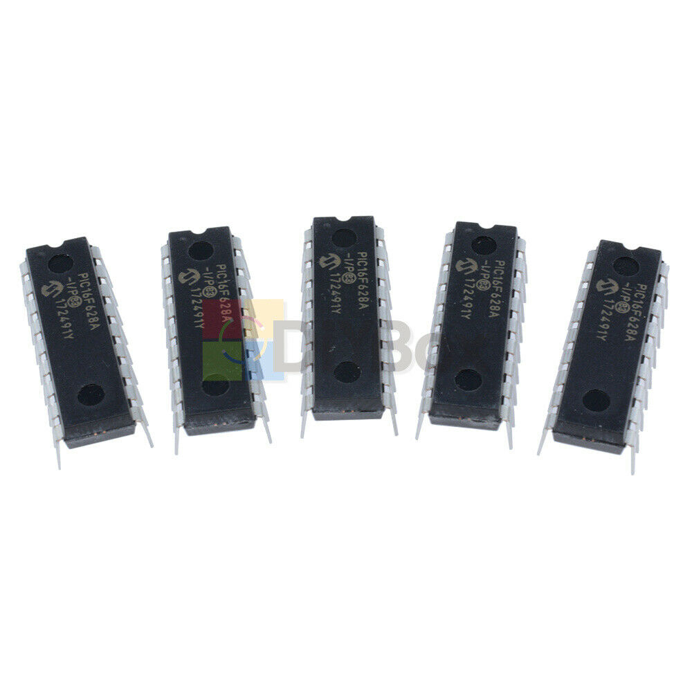 10pcs DIP-18 PIC16F628A-I/P 16F628A DIP 18 IC Microchip Microcontroller
