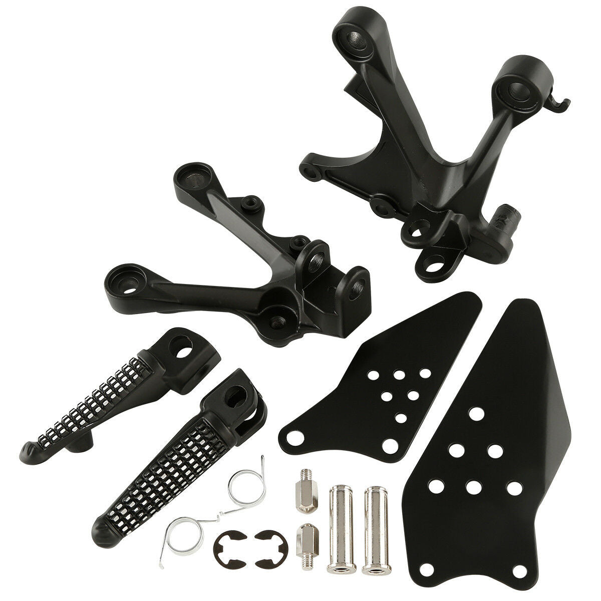 Rider Footrest pegs Mounting Fit For Kawasaki ZX636 ZX6R 2005-2008 2007 2006