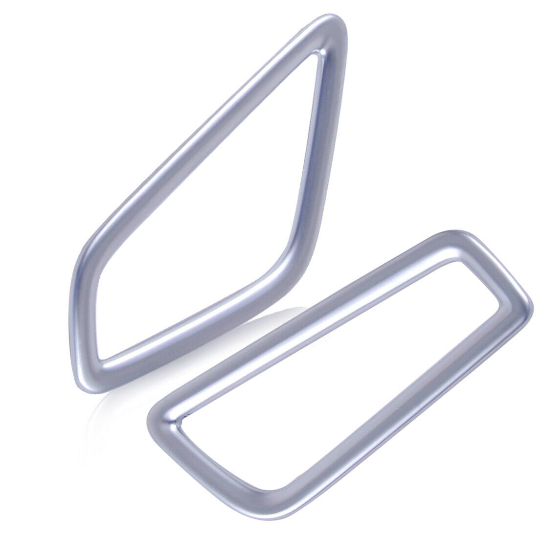 2x Chrome Dash Air Vent Trim Cover Bezel Fit for Hyundai Elantra Avante 16-17 An