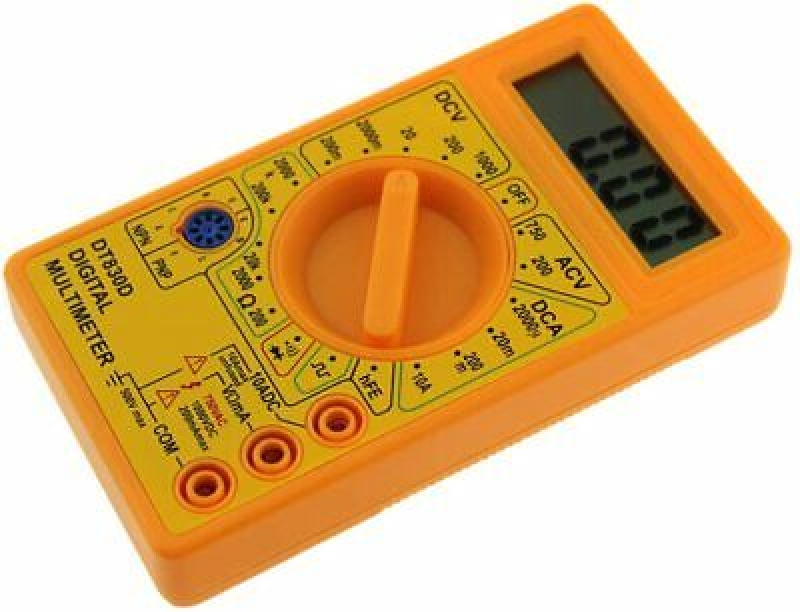 Dt 830D Lcd Digital Multimeter Voltmeter Ammeter Lead Electric Ohm Battery