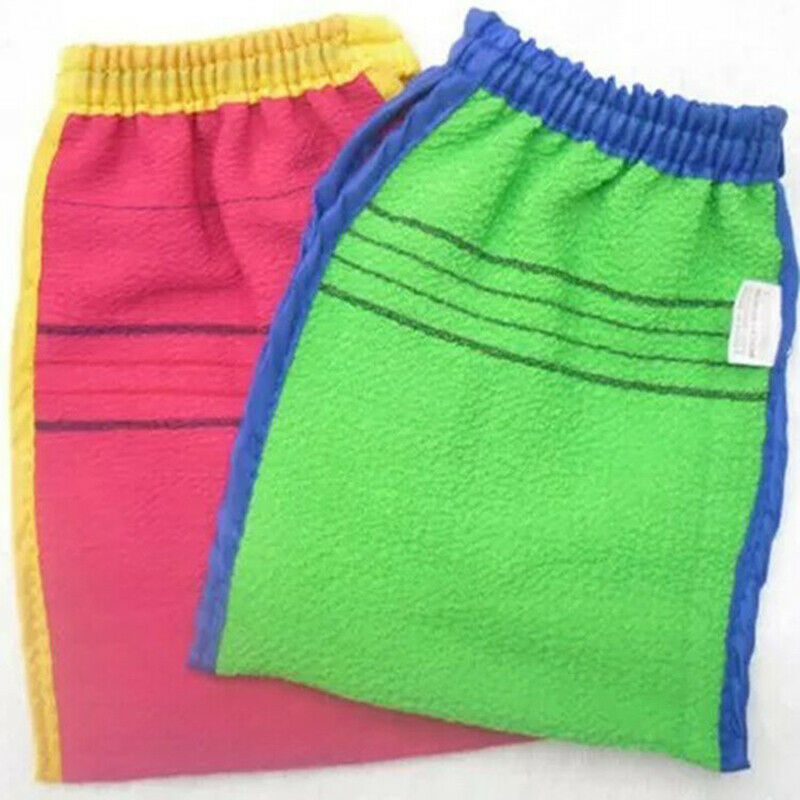 1Pc Shower Spa Exfoliator Two-sided Bath Glove Body Cleaning Scrub Mitt R.l8