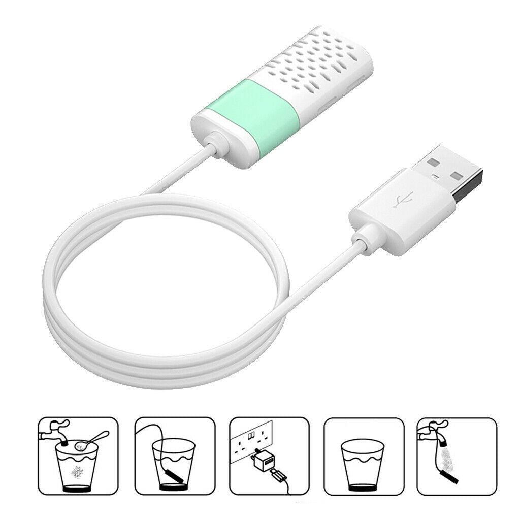 2Pcs Mini Hypochlorous Acid Water Generator USB Sterilizing Detergent Maker
