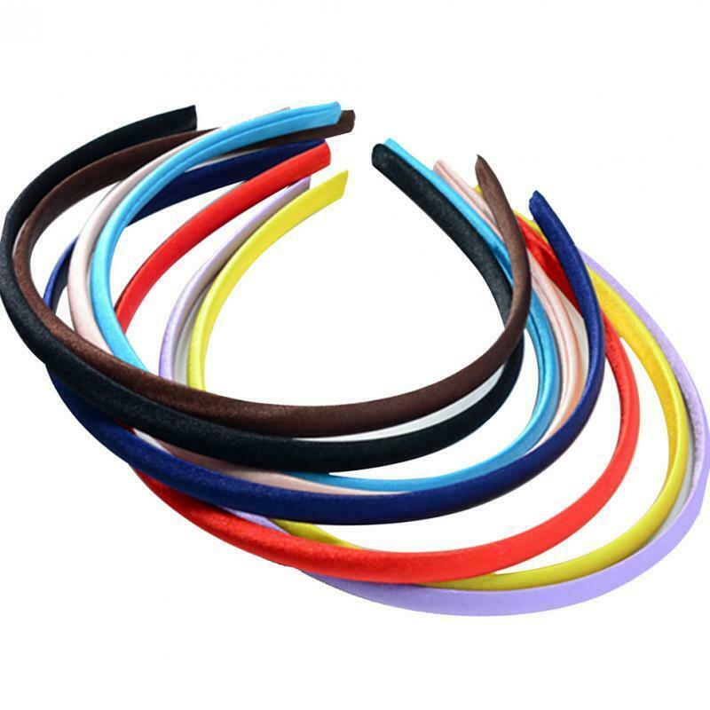 8Pcs Plastic DIY Hairband Hair Band Headband Hair Accessories 10mm