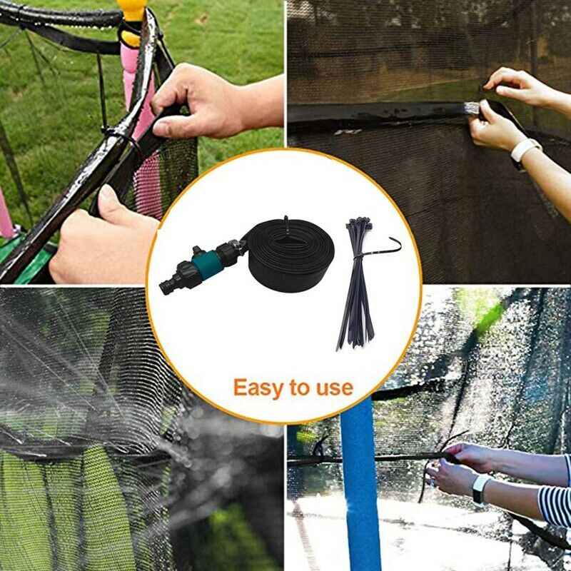 Trampoline Sprinkler-12M Sprinkler Hose Trampoline Water Park Sprinkler SuitabR8