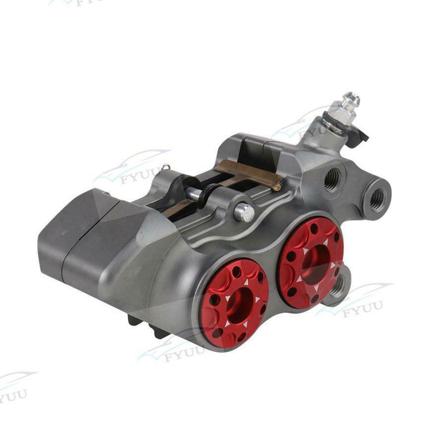 Right Side Motorcycle Hydraulic Brake Calipers 40mm 4 pistons CNC Aluminum alloy