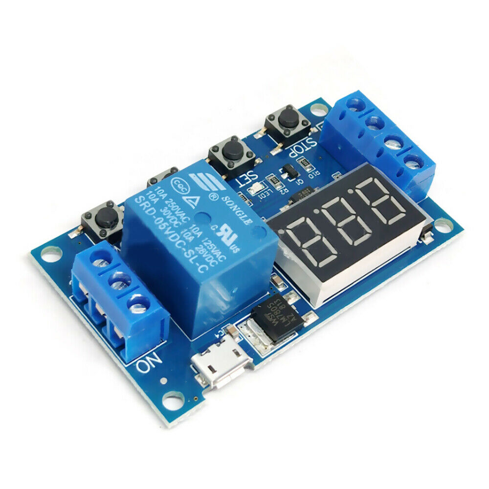 6V-30V Adjustable Relay Module Switch Trigger Time Delay Circuit Timer