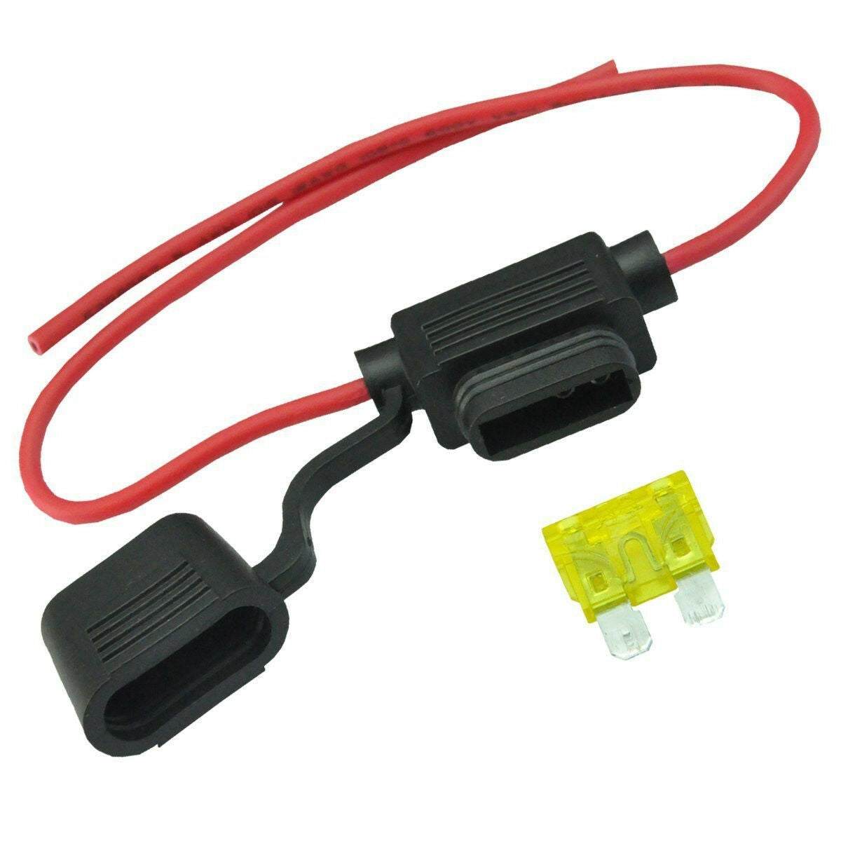 10 Pack 16 GAUGE ATC / ATO FUSE HOLDER IN-LINE AWG WIRE COPPER 12V POWER BLADE
