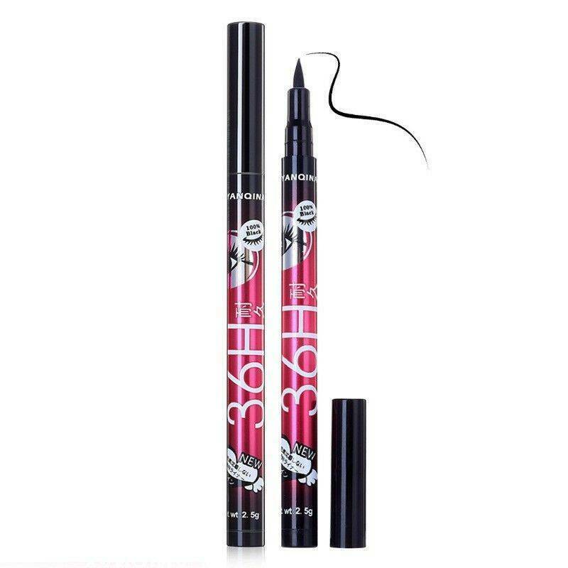 36H Eyeliner Waterproof Liquid Eye Liner Felt Tip BLACK Eye Liner Pencil Make Up