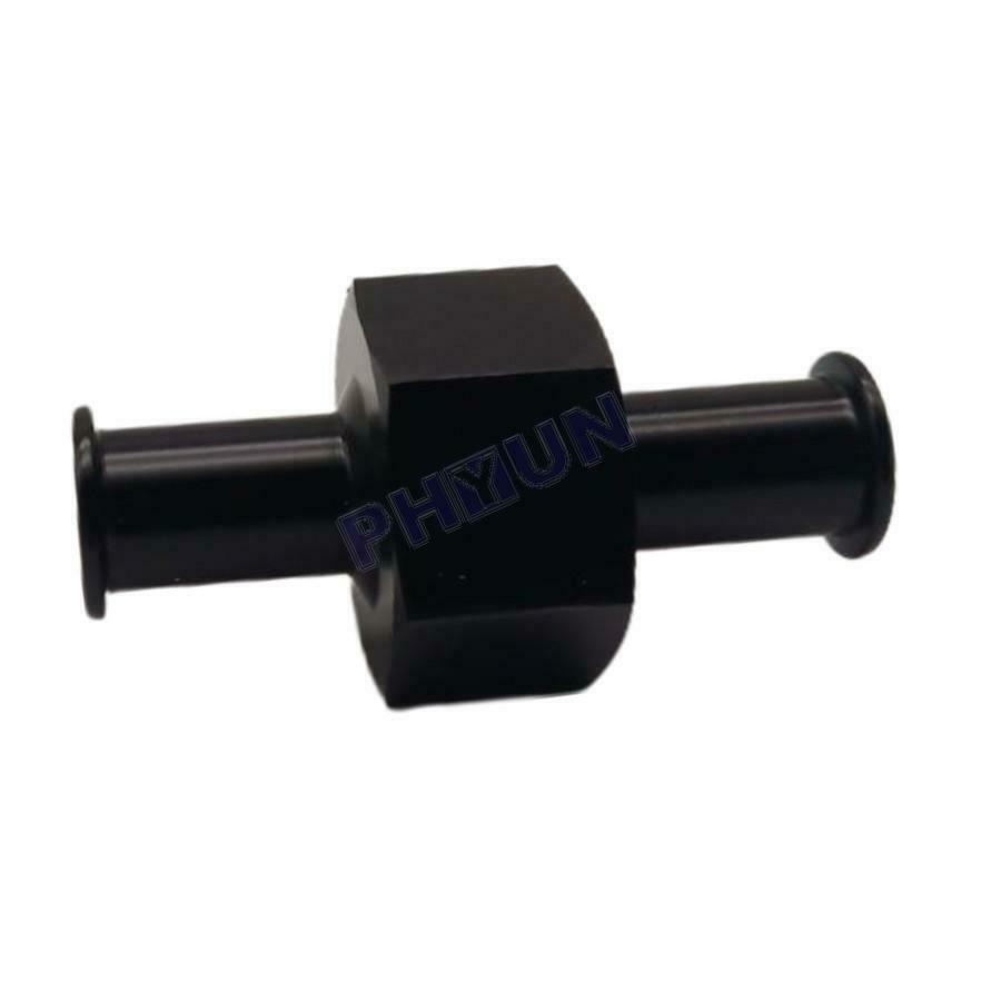 Fuel Nitrous Pressure Gauge Adapter 3/8" Hose 1/8" Npt Port Aluminum Universal