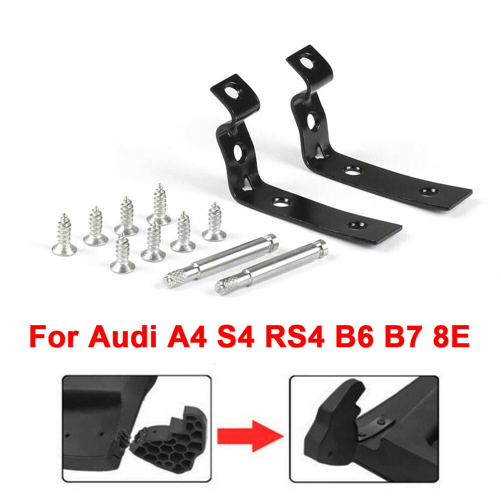 Snapped  Repair Fix Kit Brackets For Audi A4 S4 RS4 B6 B7 8E Glove Box Lid Hinge