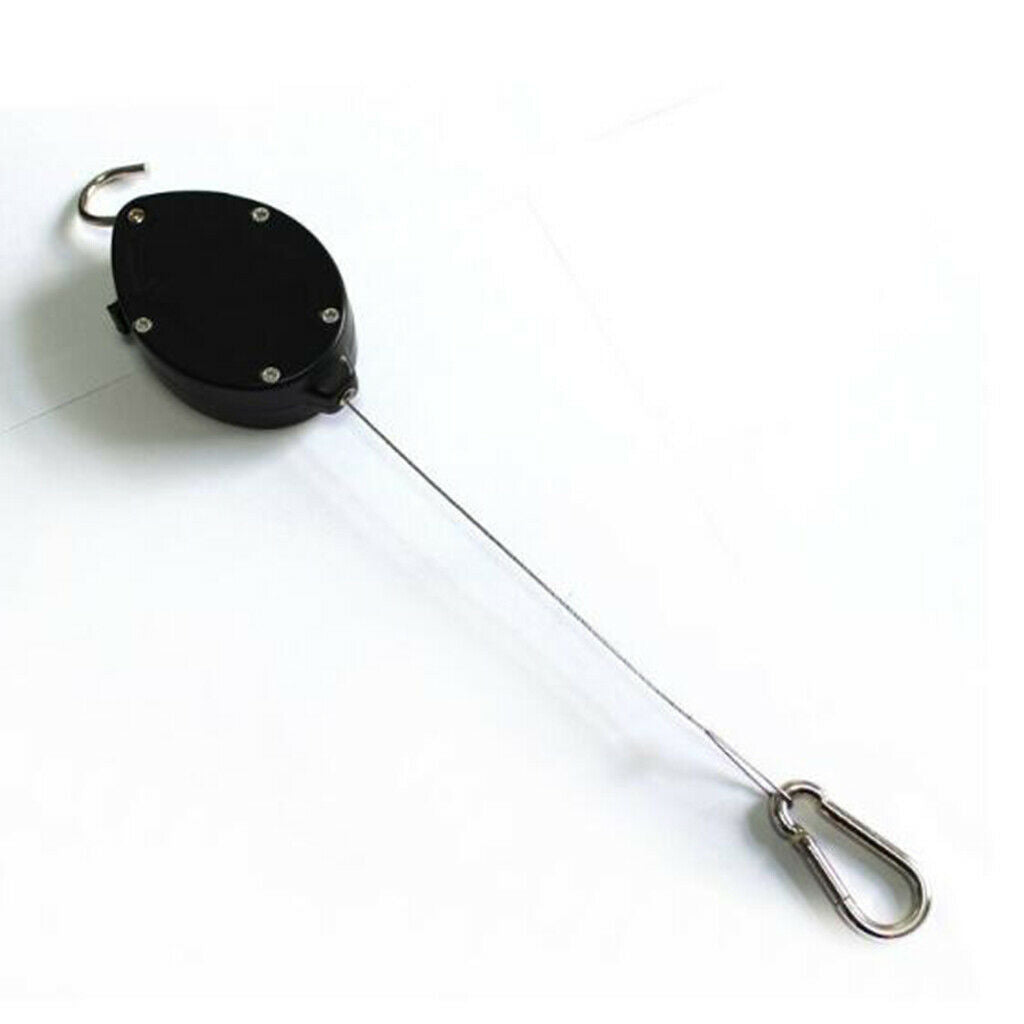Retractable Key Chain with Hook Steel Wire Rope 1.6m Widely use
