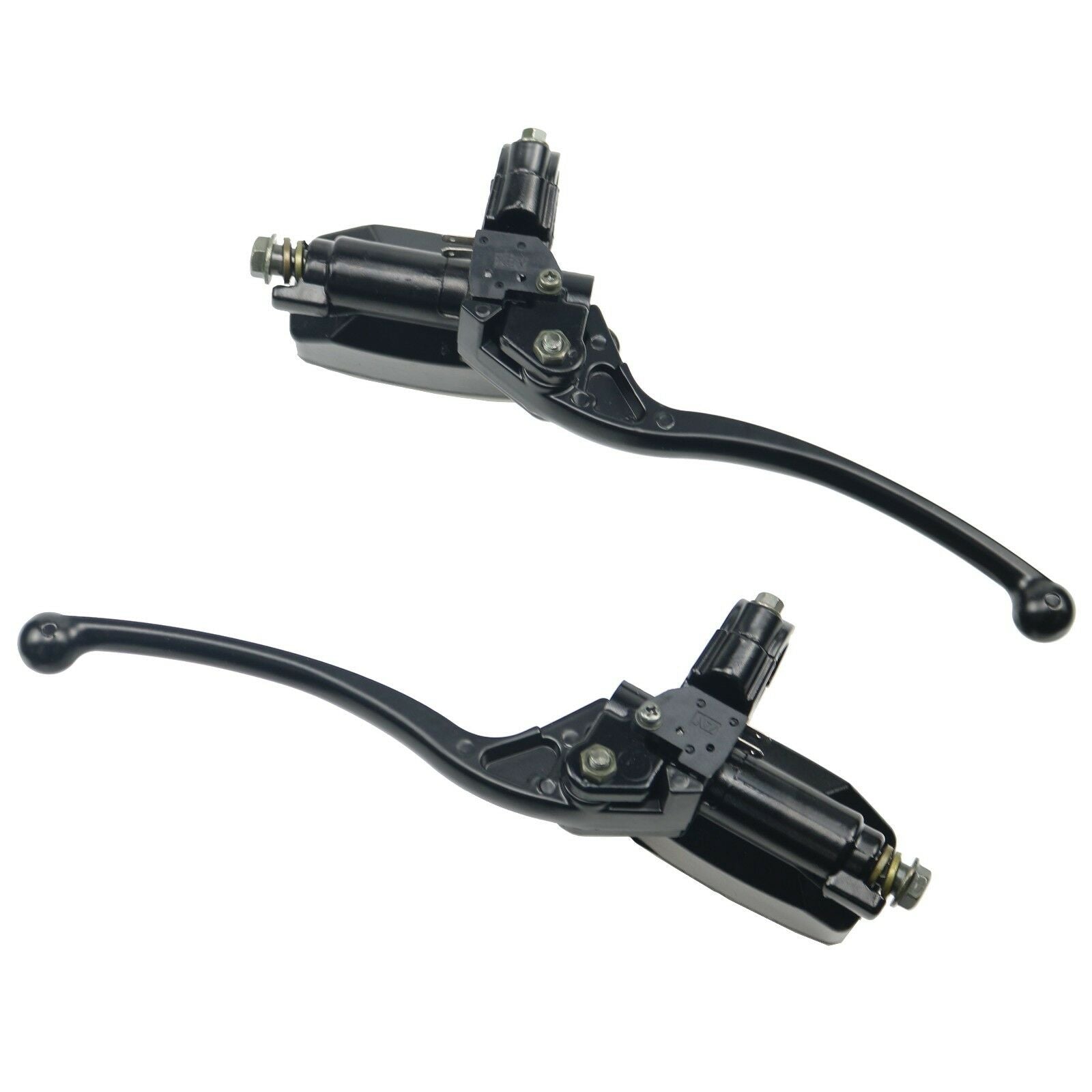 Black 7/8" Handlebar Hydraulic Brake Clutch Lever Master Cylinder CB Custom Rat