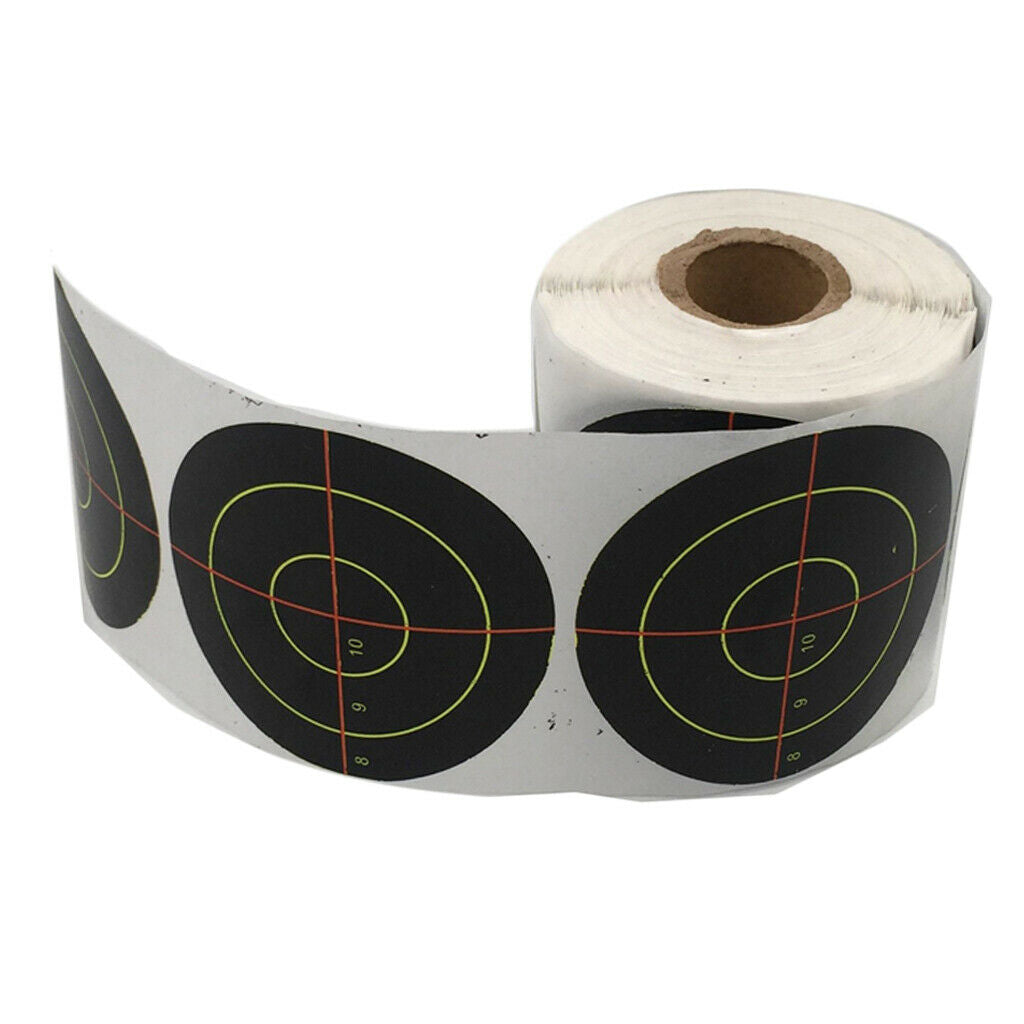 250pcs Shooting Targets Reactive Splatter Targets Adhesive Paper Target