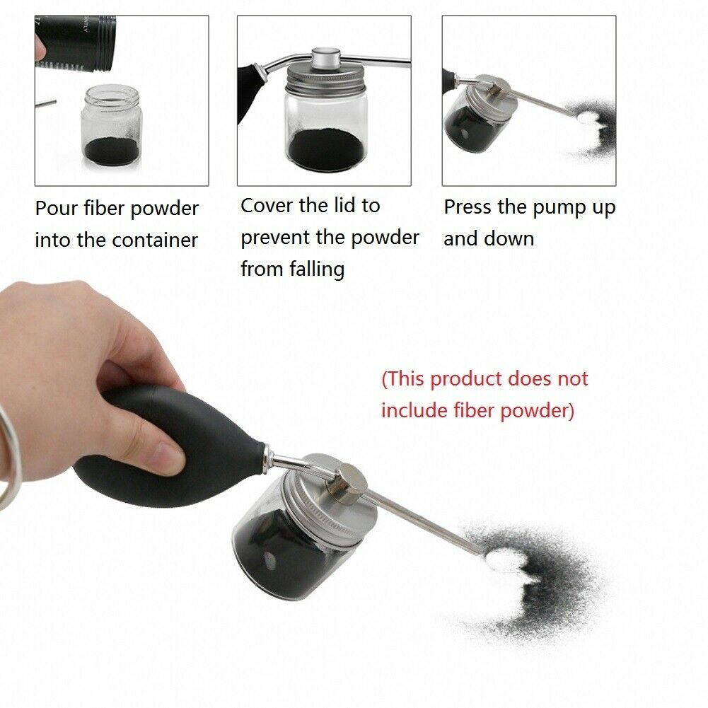 Hair Fiber Spray Applicator Silicone Airbag Hair Restorer Kit Hairdressing Tools