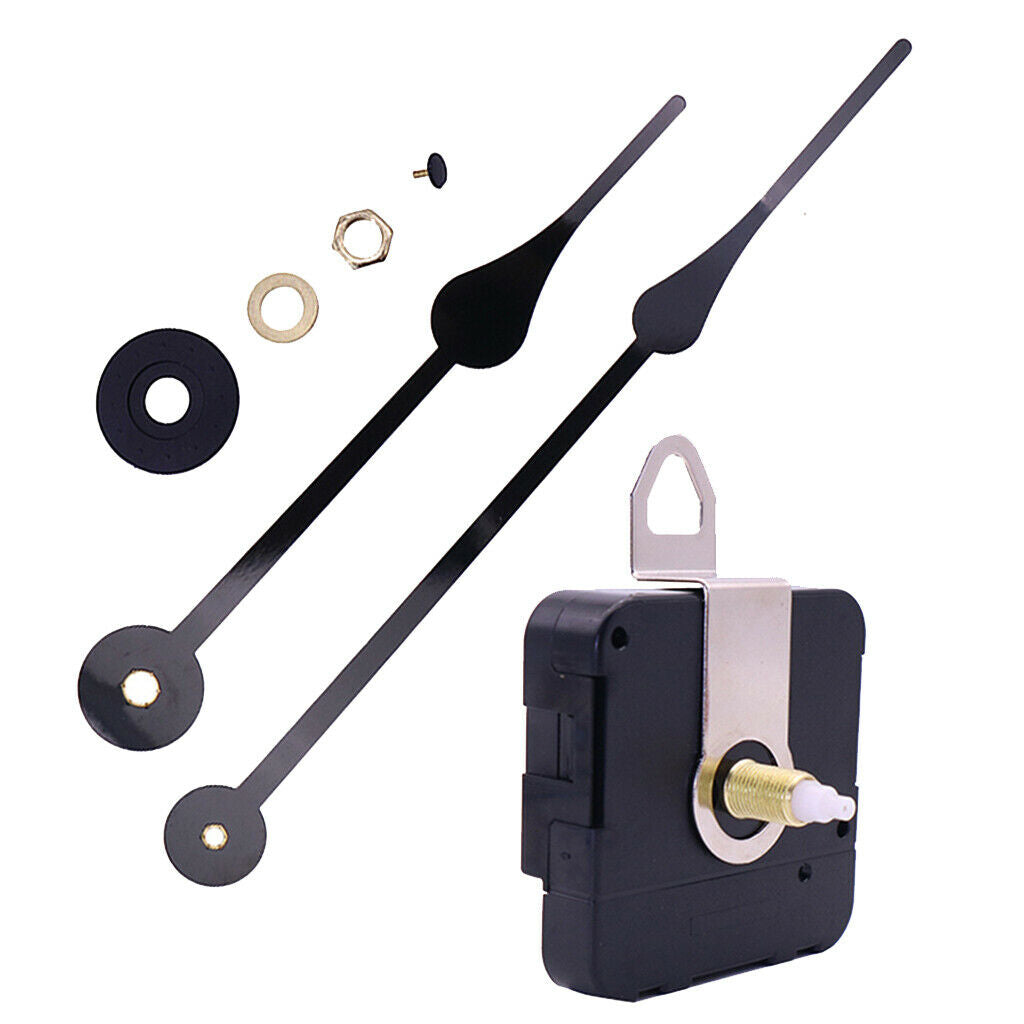 Mute Wall Clock Movement Repair Tool with 2 Long Pointers 20mm Inch Total Shaft