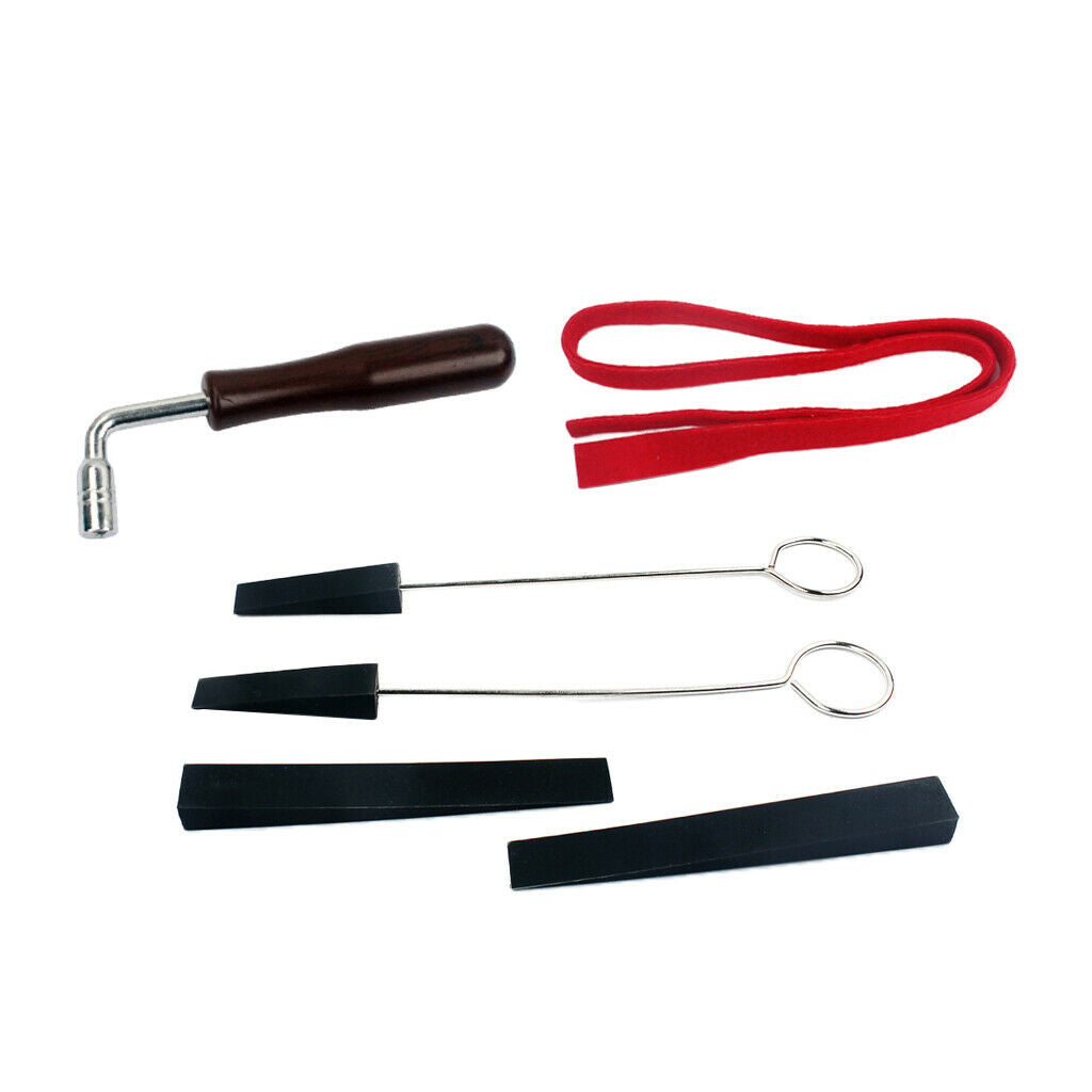 1 Set Piano Tuning Lever Tools Kit Rubber Mute Set Piano DIY Parts