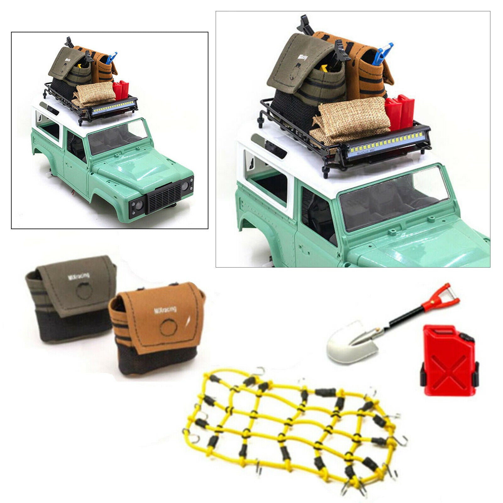 Luggage Net for Axial SCX10 D90 4WD RC Car Monster Truck DIY Decor