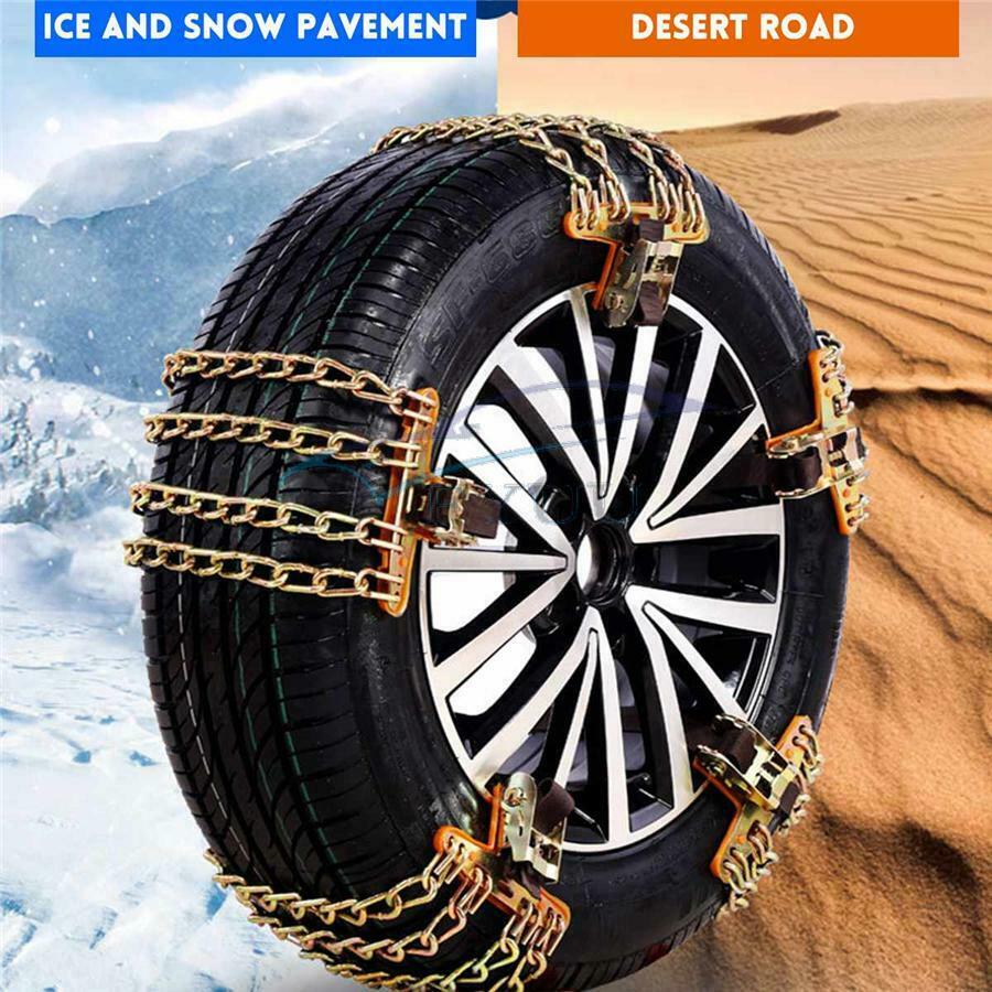 Auto Truck SUV Steel Anti-Slip Belt Snow Anti-Skid Wheel Tire Chains 205--225