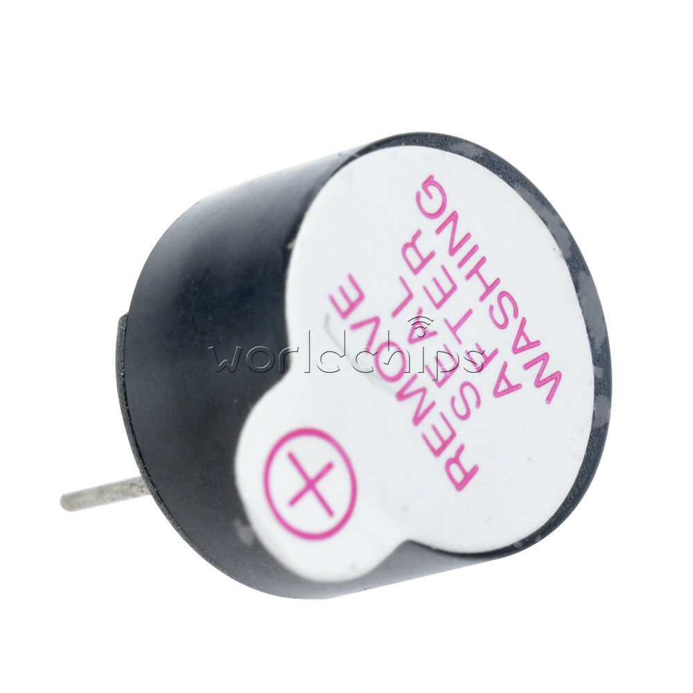 5PCS Active Buzzer Magnetic 12mm 3V Long Continous Beep Tone Alarm Ringer